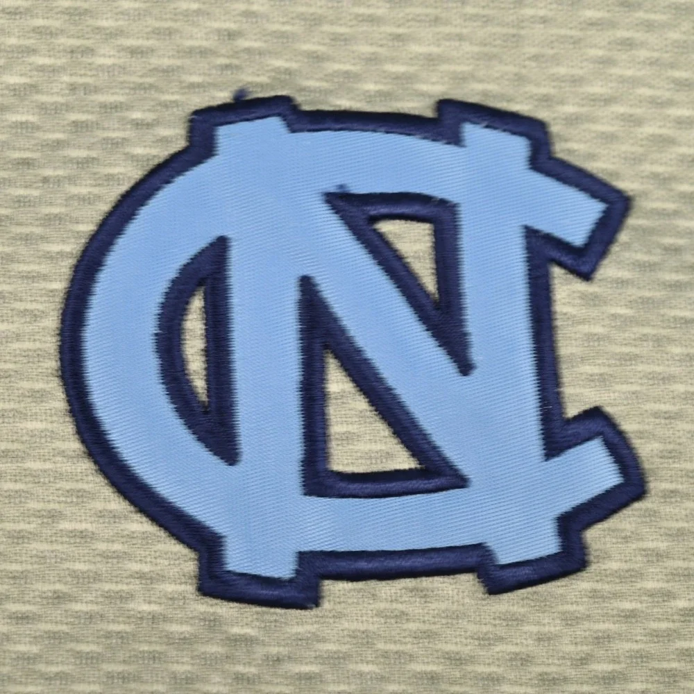 Jordan UNC Tar Heels Elite Dri Fit Hoodie Grey Back Graphic Team Issued Mens L